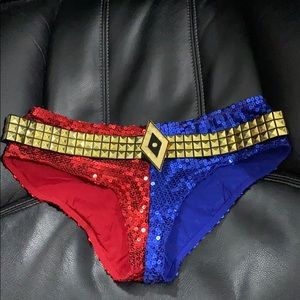 Harley Quinn sequin bottoms